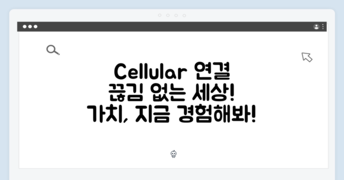 Cellular 연결의 가치