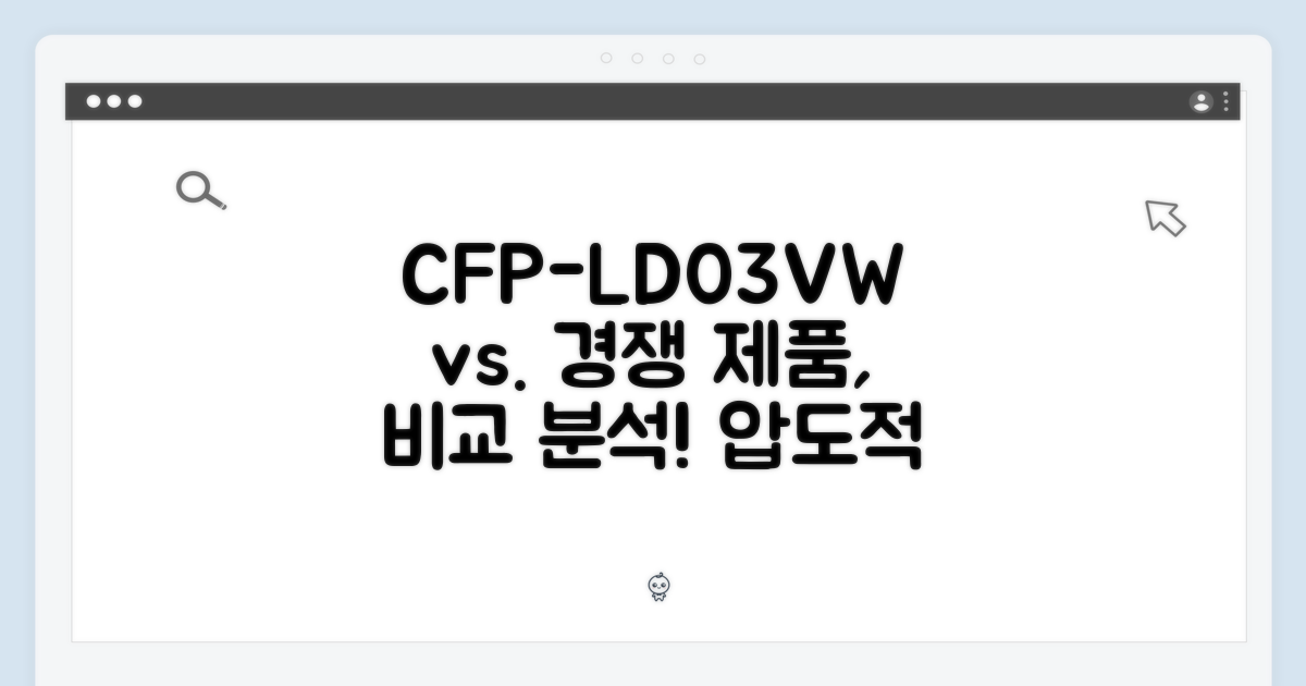 CFP-LD03VW, 경쟁 제품 비교
