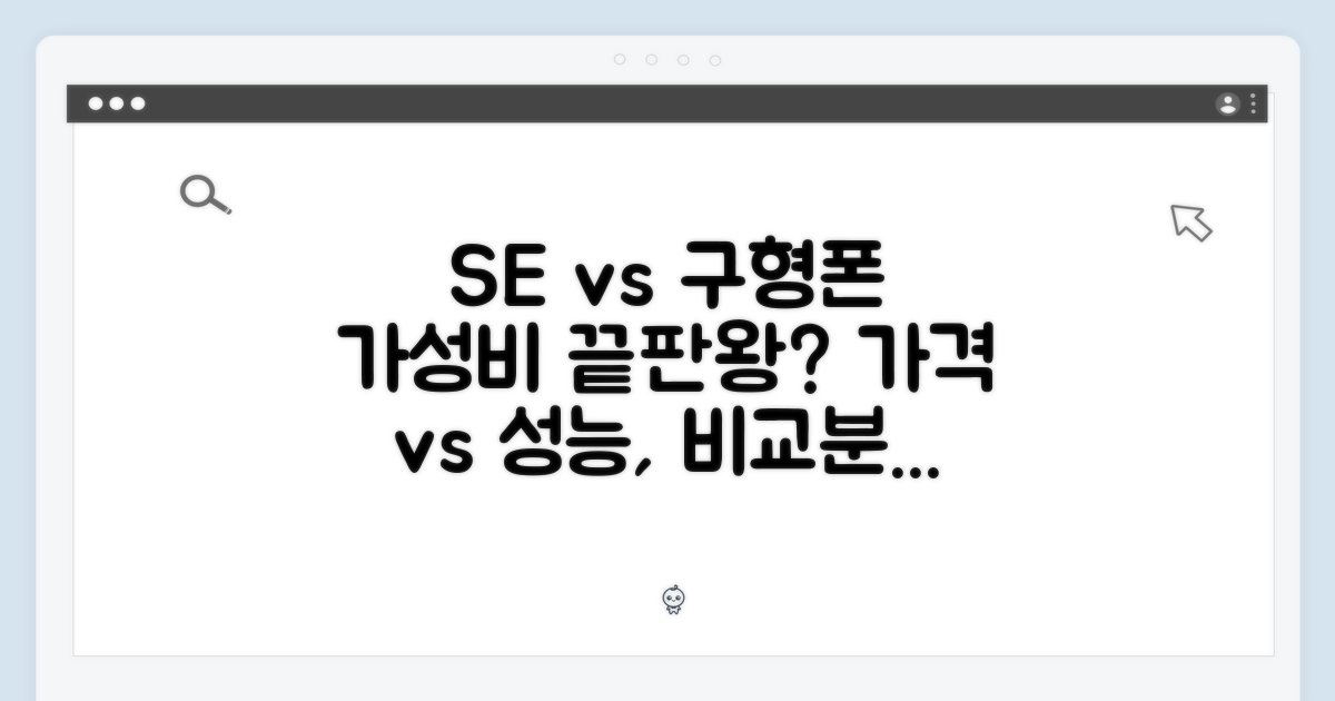 SE와 이전 모델: 가격 vs 성능 분석