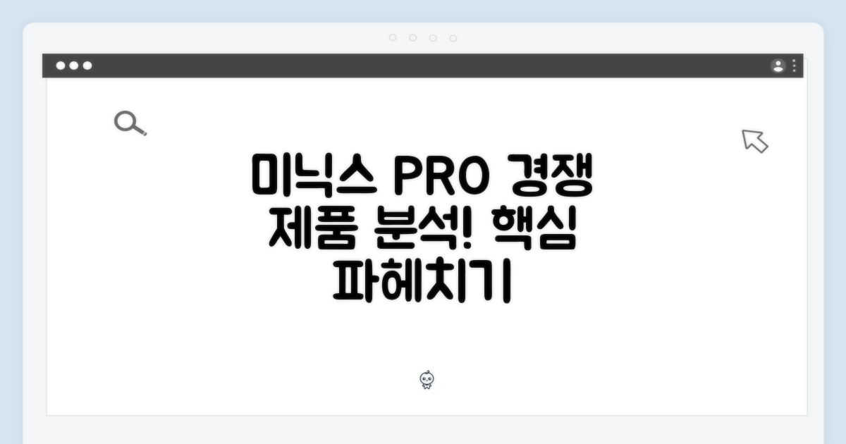 미닉스 PRO: 경쟁 제품 분석