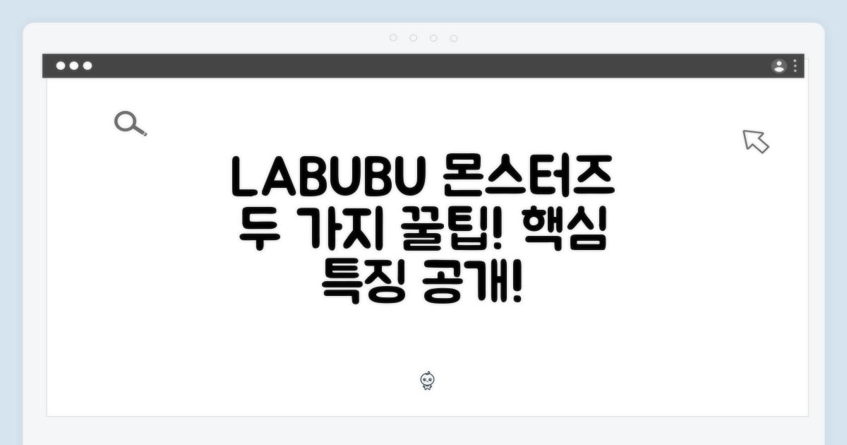 LABUBU 몬스터즈: 2가지 특별한 특징
