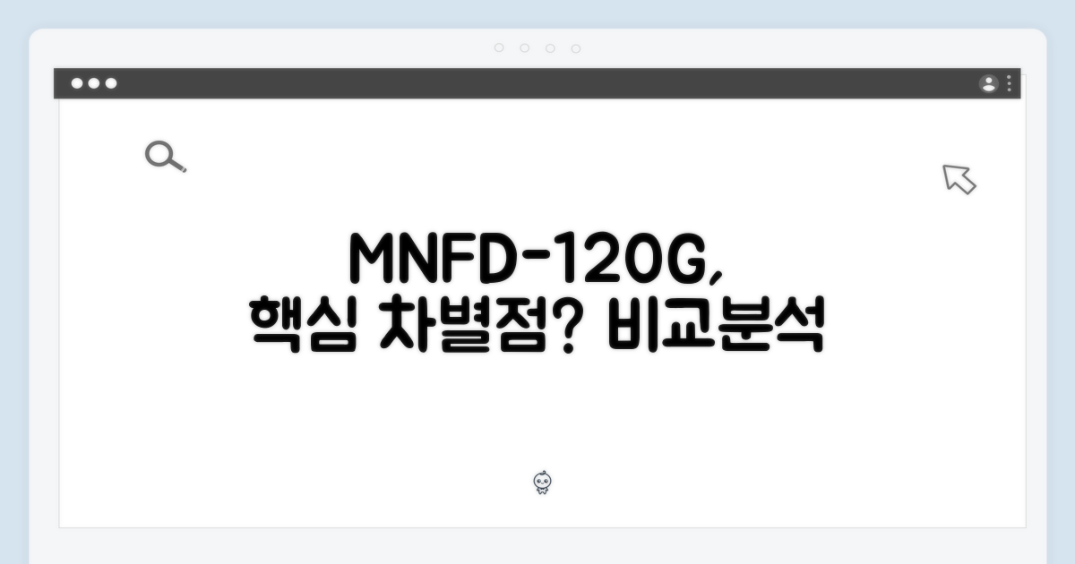 MNFD-120G, 차별점은 무엇일까요?
