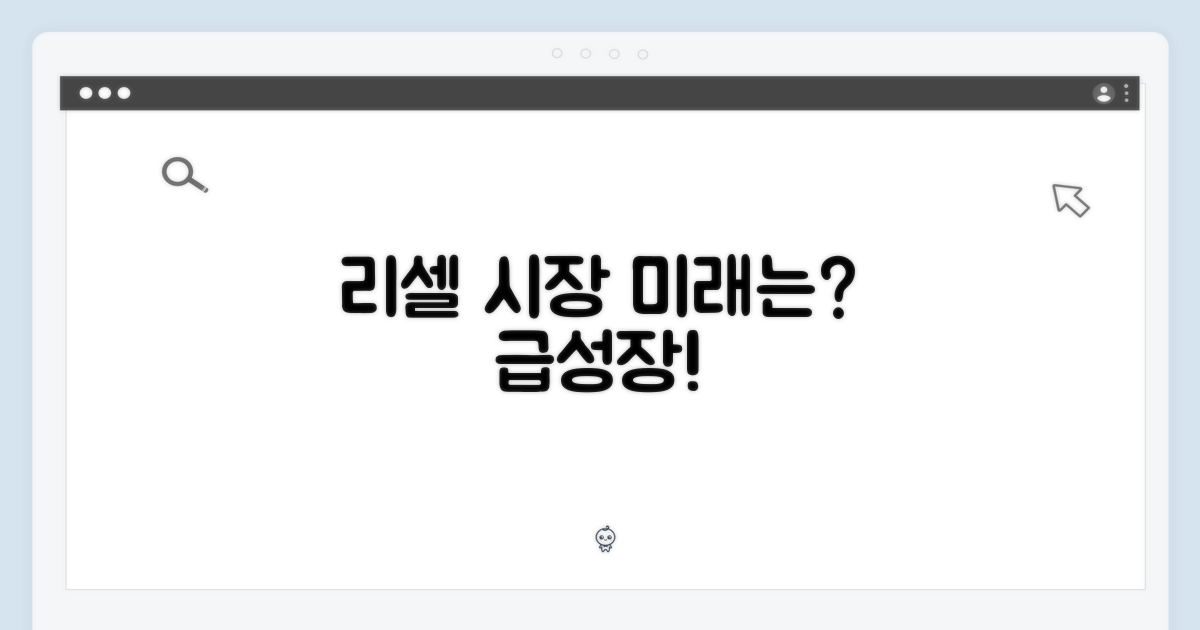 리셀 시장의 전망