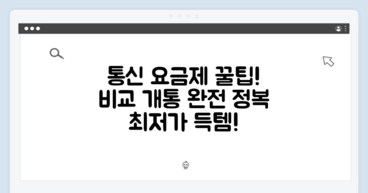 통신사 요금제 비교 & 개통 가이드