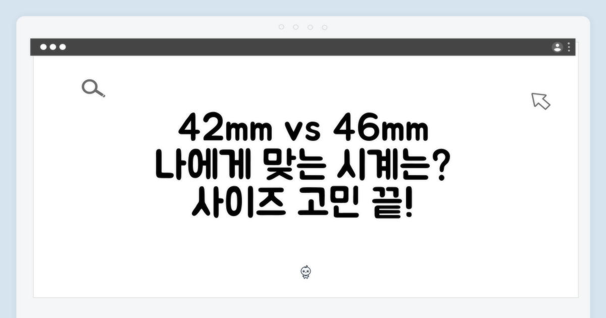 42mm vs 46mm: 당신에게 맞는 사이즈는?