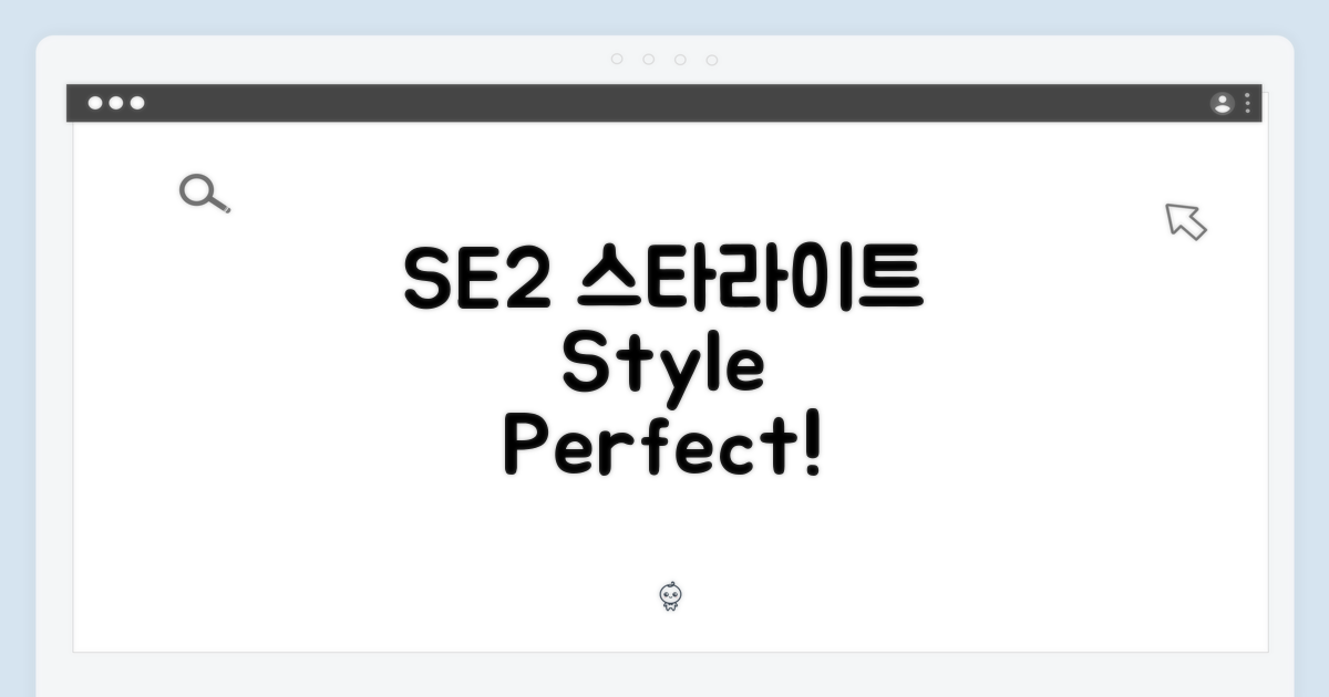 🌟 완벽한 스타일, SE 2세대 (44mm) 스타라이트