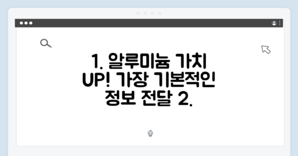 알루미늄의 가치 재조명