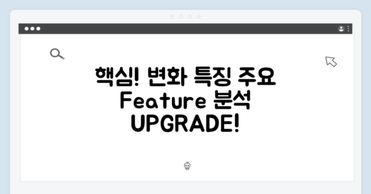 주요 특징 및 변화