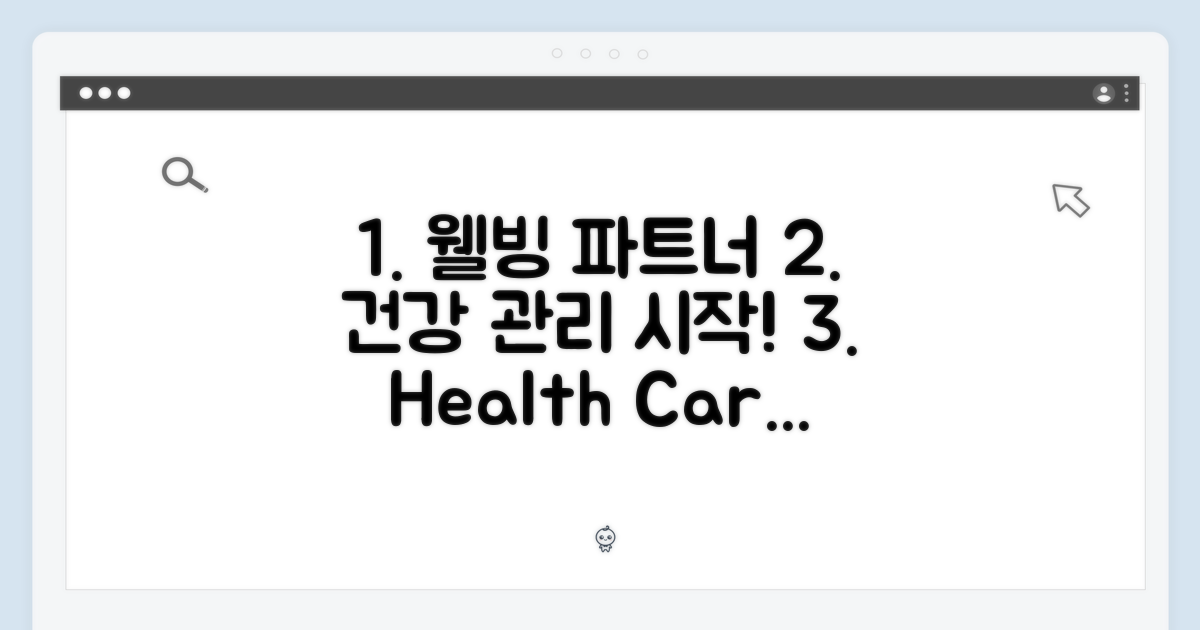 건강 관리 기능: 당신의 웰빙 파트너