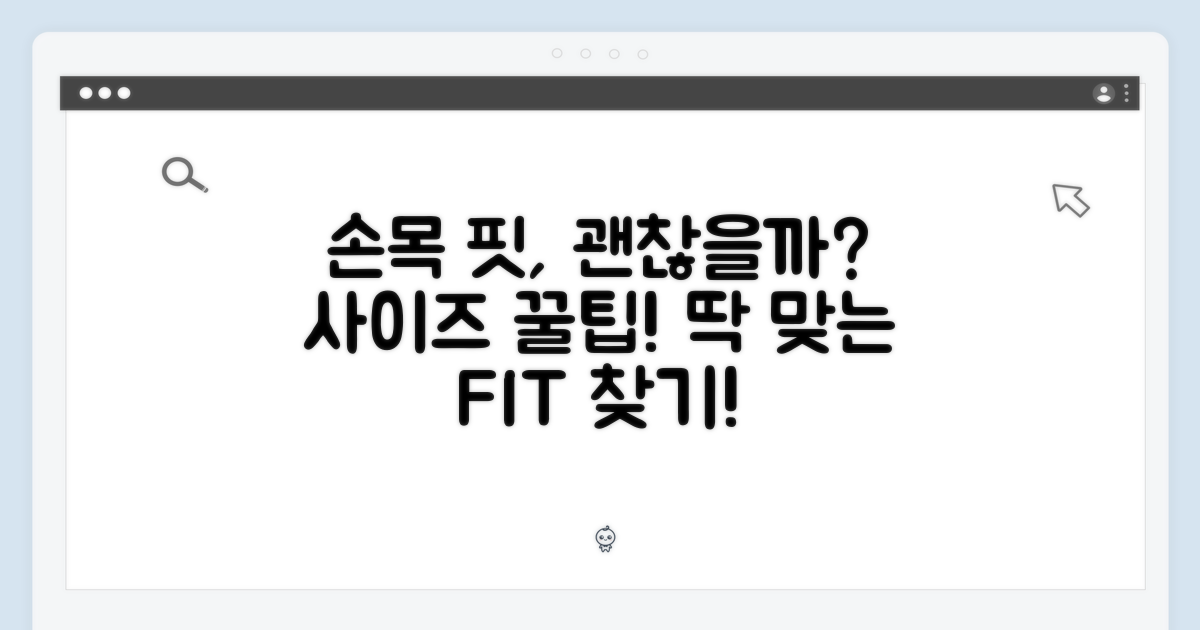사이즈, 손목에 맞을까?