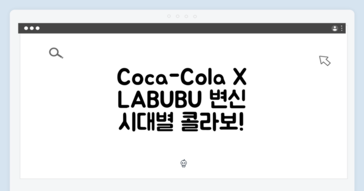 코카콜라: 시대별 LABUBU의 변신