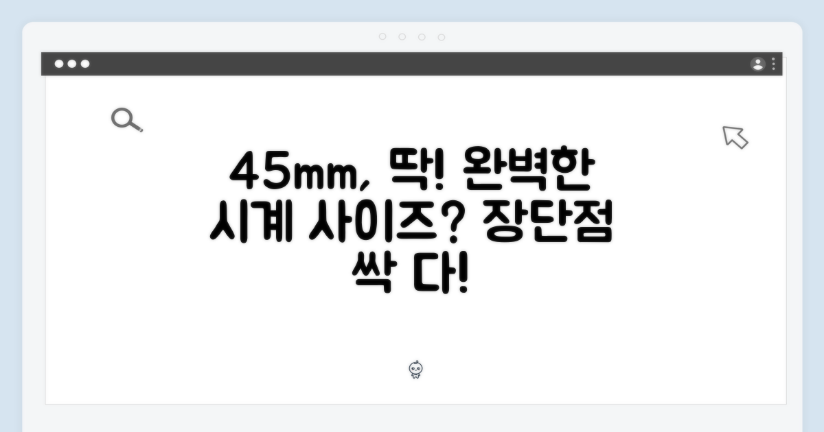 45mm, 완벽한 크기일까?
