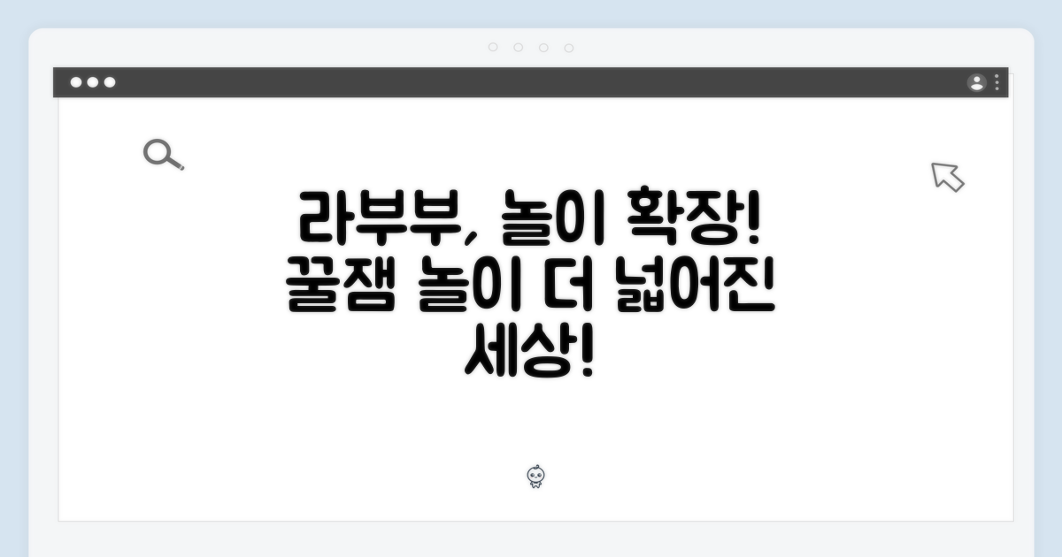 라부부, 놀이의 확장