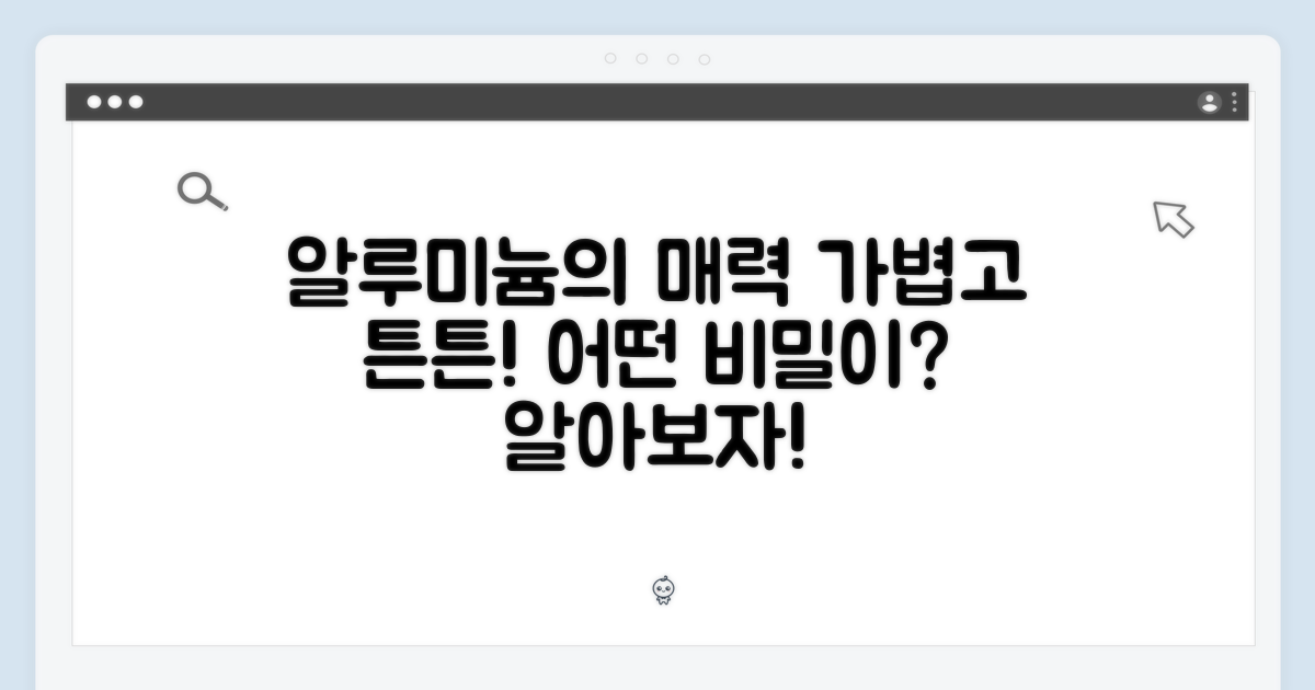 알루미늄, 어떤 매력이 있을까?