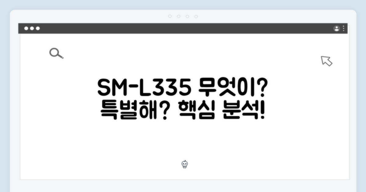 SM-L335 모델: 무엇이 특별할까?