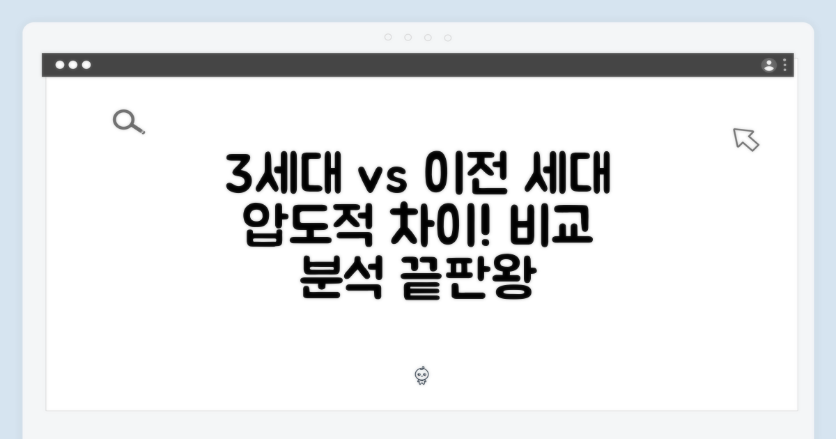 3세대, 이전 세대와 비교