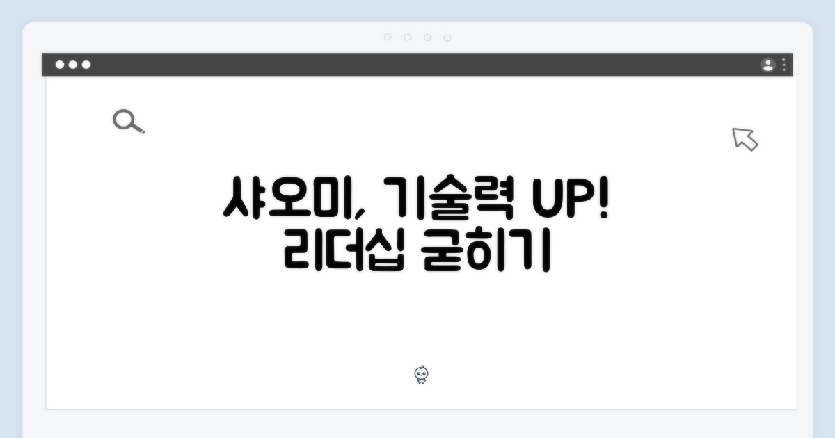 샤오미, 기술 리더십 강화