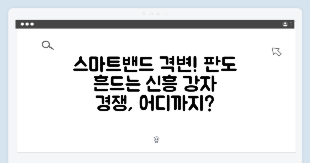 스마트밴드, 새로운 경쟁 구도