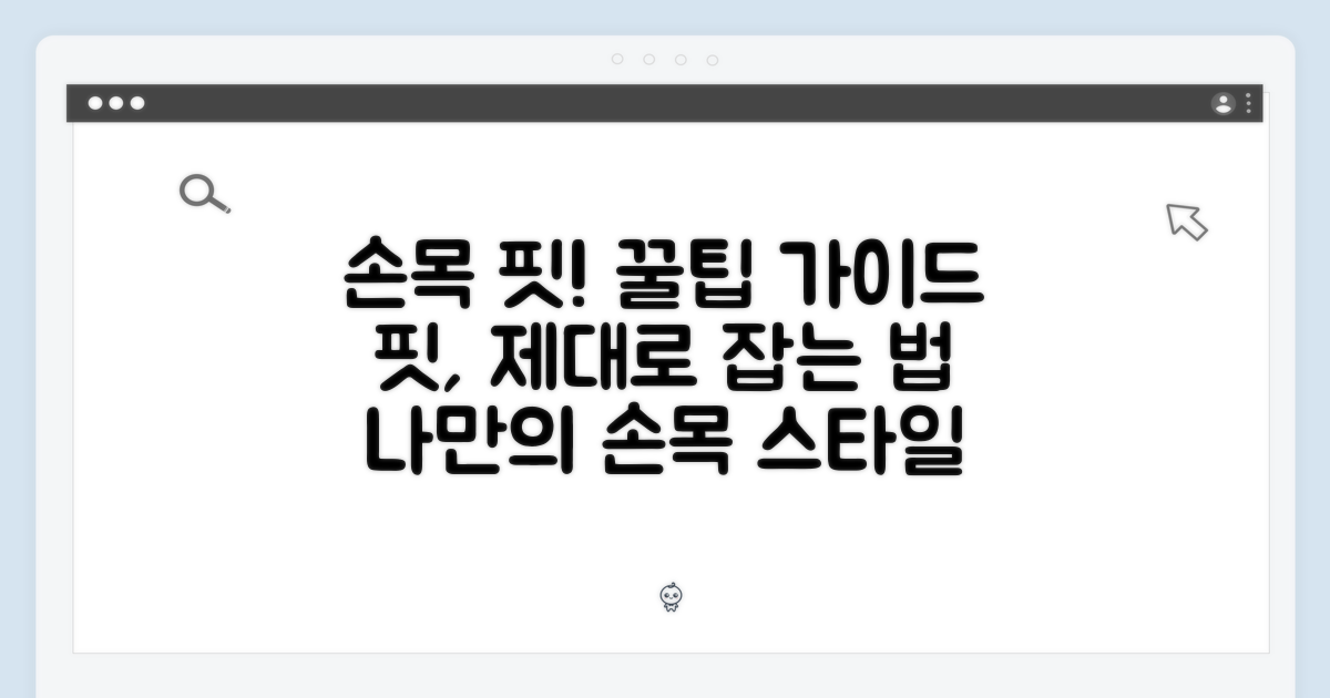 손목 핏 가이드