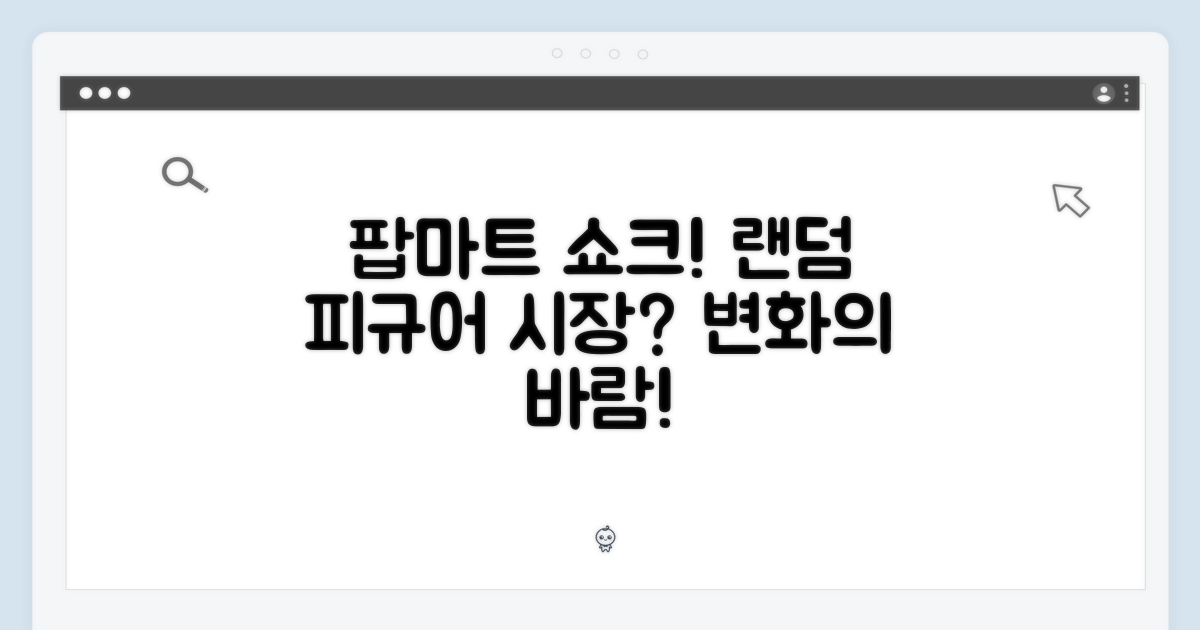 팝마트, 랜덤피규어 시장 변화?