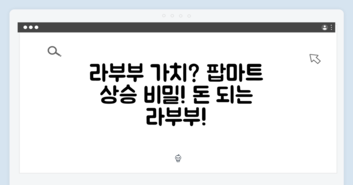 가치 상승의 비밀: 팝마트 라부부