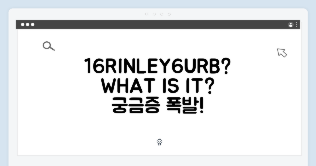 16RINLEY6URB는 무엇?