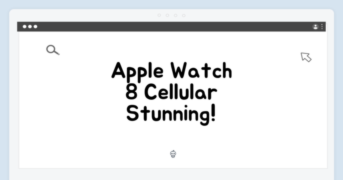 Apple Watch 8 셀룰러 45mm (스타라이트) : 손목 위에서 펼쳐지는 세상