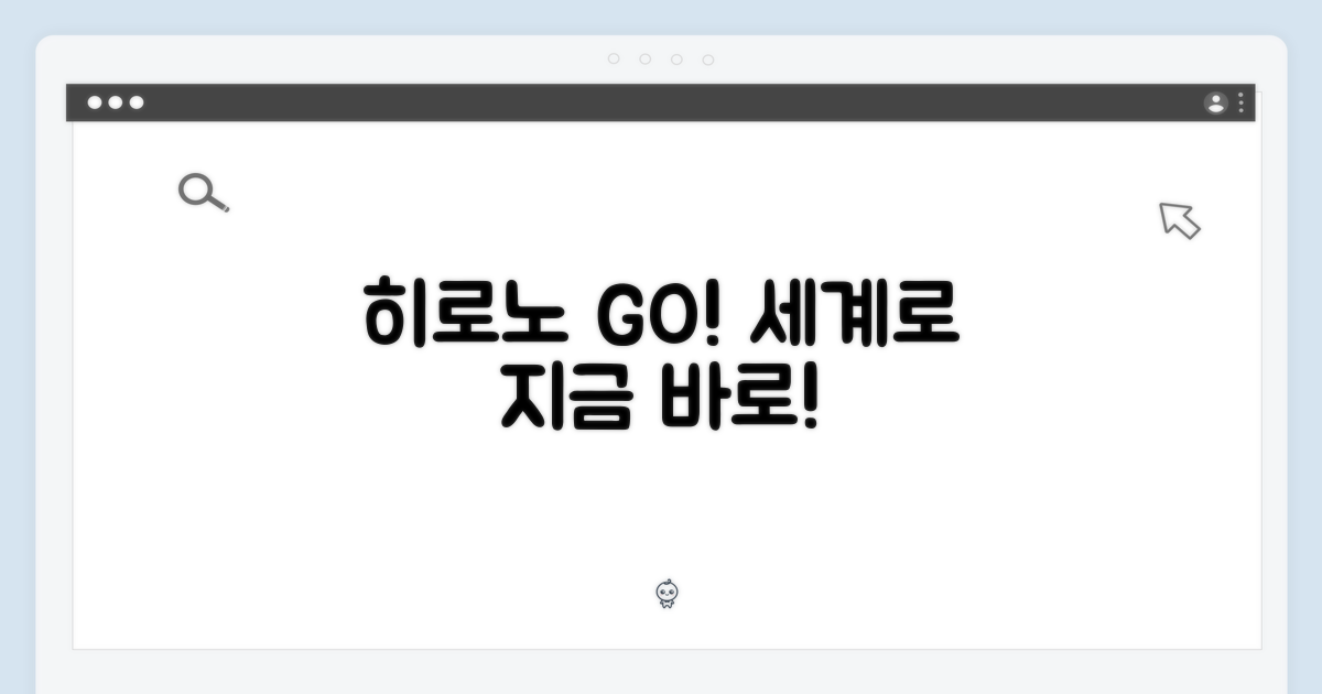 히로노의 세계로!