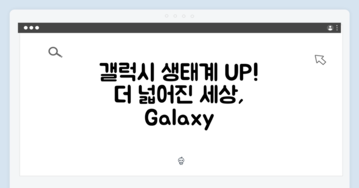 갤럭시 생태계의 확장