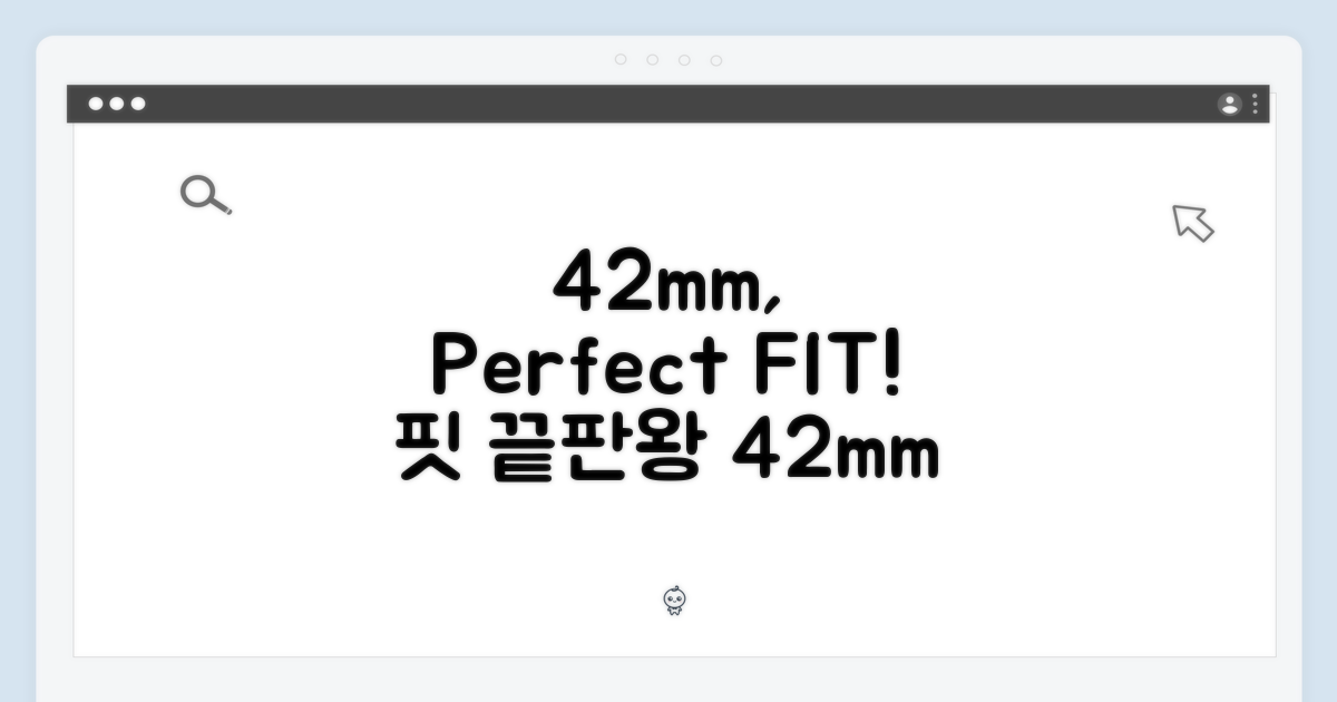 42mm, 완벽한 핏