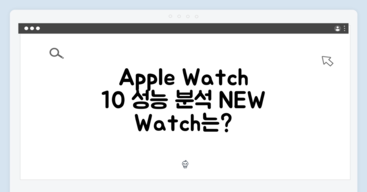 애플워치 10, 성능 분석