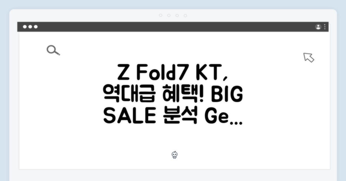 KT Z Fold7, 역대급 혜택 분석