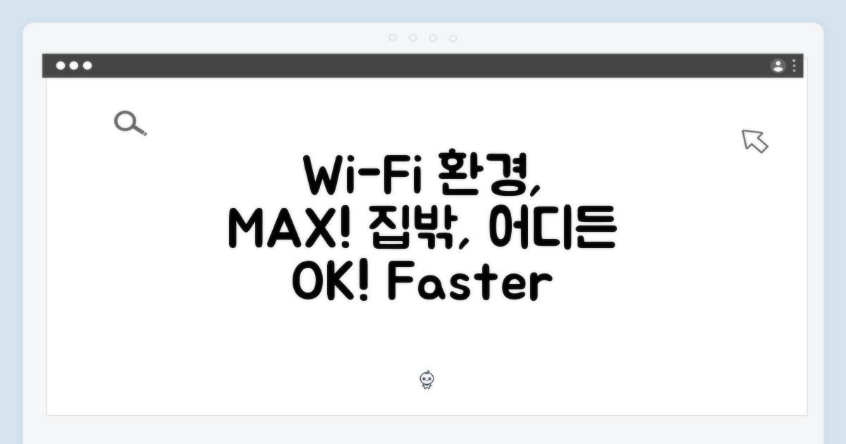 WiFi 환경, 완벽 활용하세요!