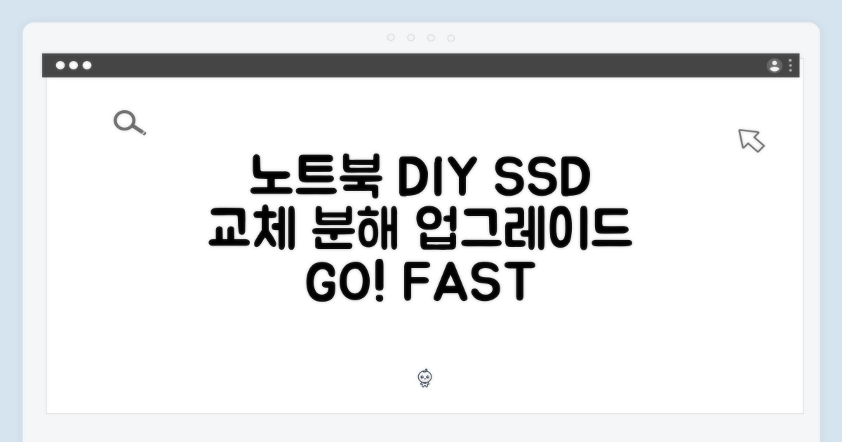 노트북 분해 및 SSD 교체