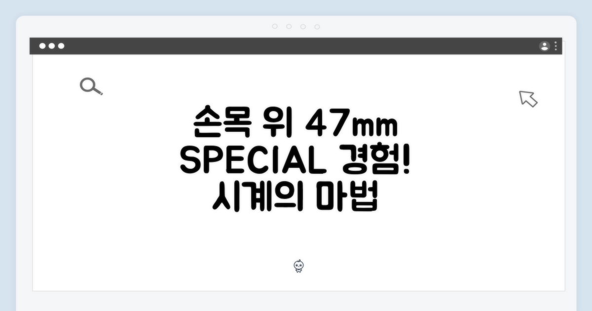 손목 위에서 만나는 특별함: 47mm