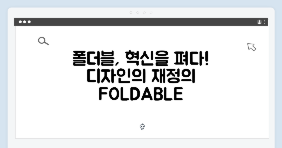 디자인 혁신: 폴더블의 재정의