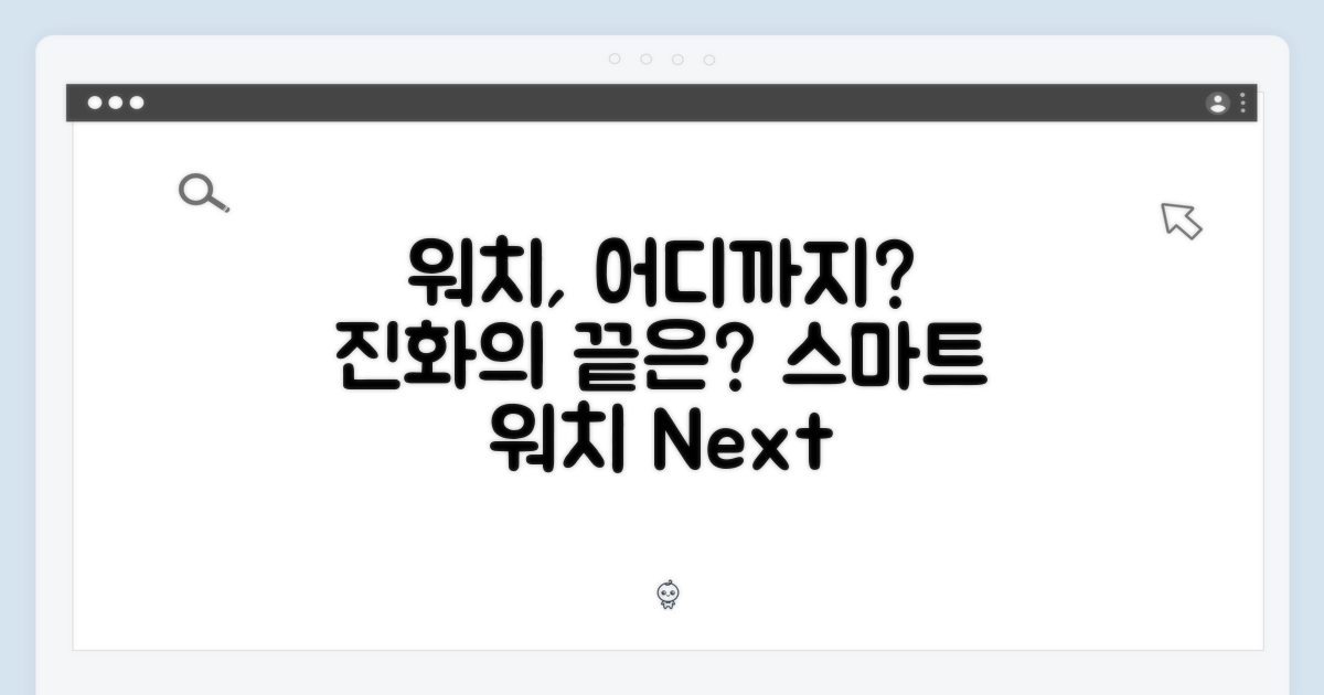워치, 어디까지 진화할까?