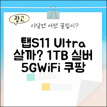 갤럭시 탭 S11 울트라 1TB 실버, 살까 말까? (5G+WiFi