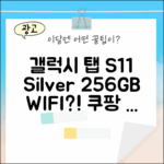 갤럭시 탭 S11 실버, 256GB WIFI, 써볼까?