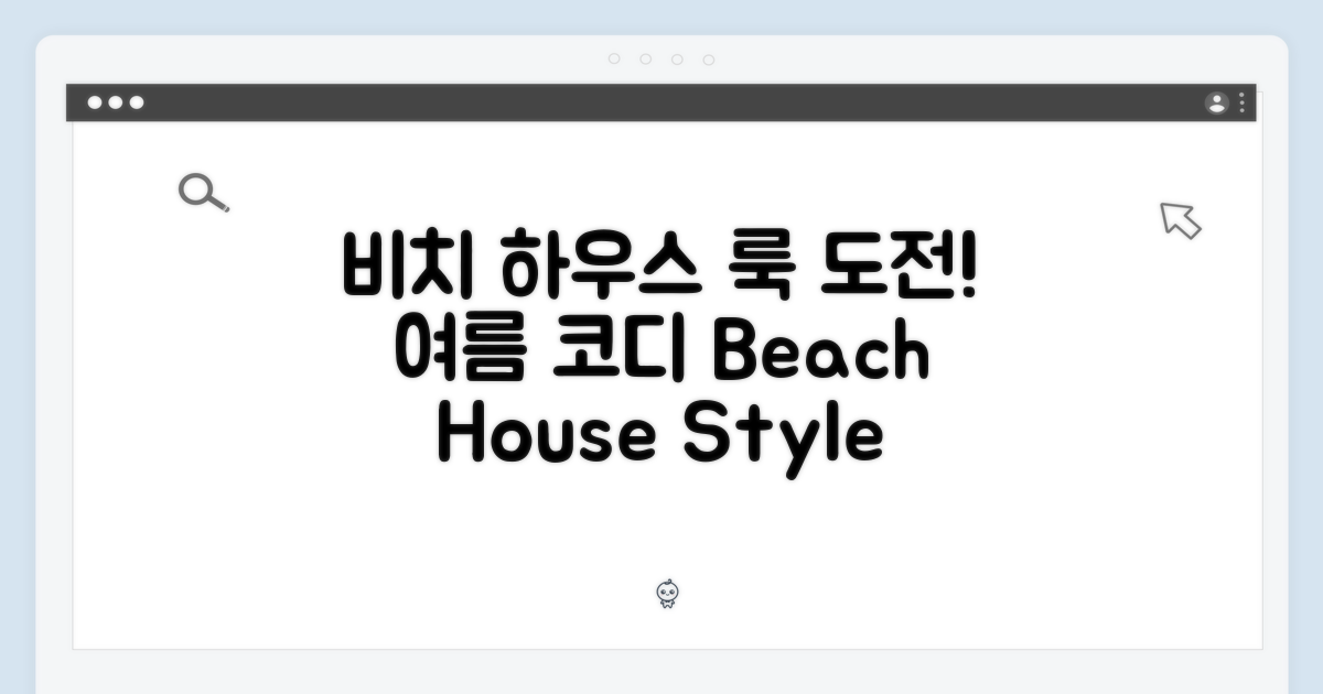 비치 하우스 룩, 도전!