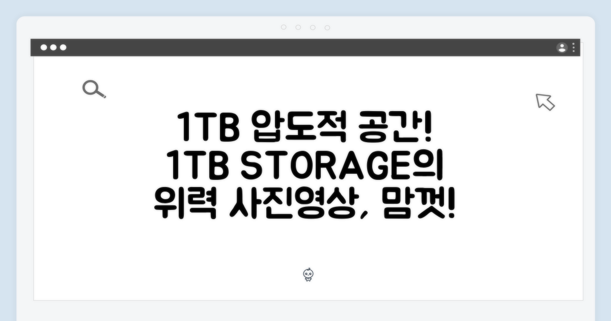 1TB 저장 공간의 위력