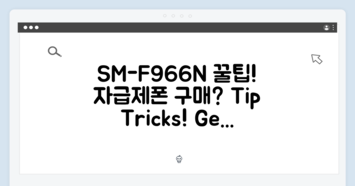 SM-F966N 자급제폰 구매 팁