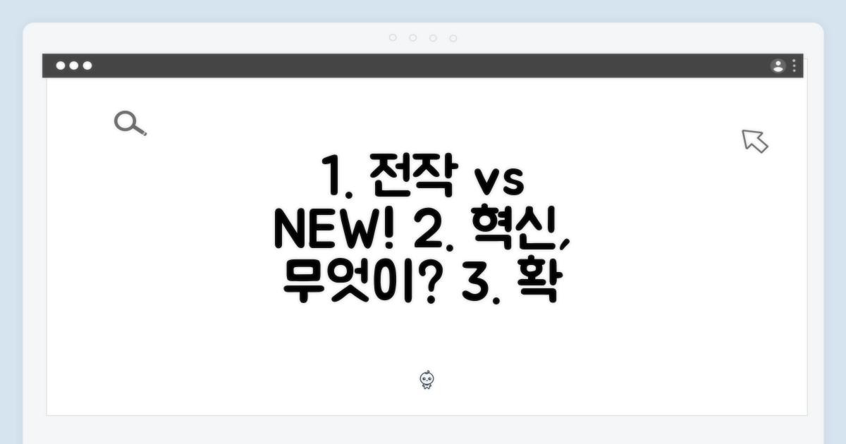 전작 대비 혁신: 무엇이 달라졌나