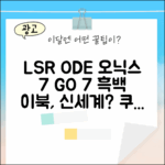 LSR by ODE 오닉스 GO 7, 7인치 흑백 이북리더기, 신세계일까?