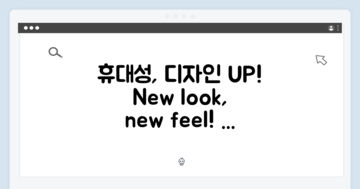 휴대성, 디자인 변화