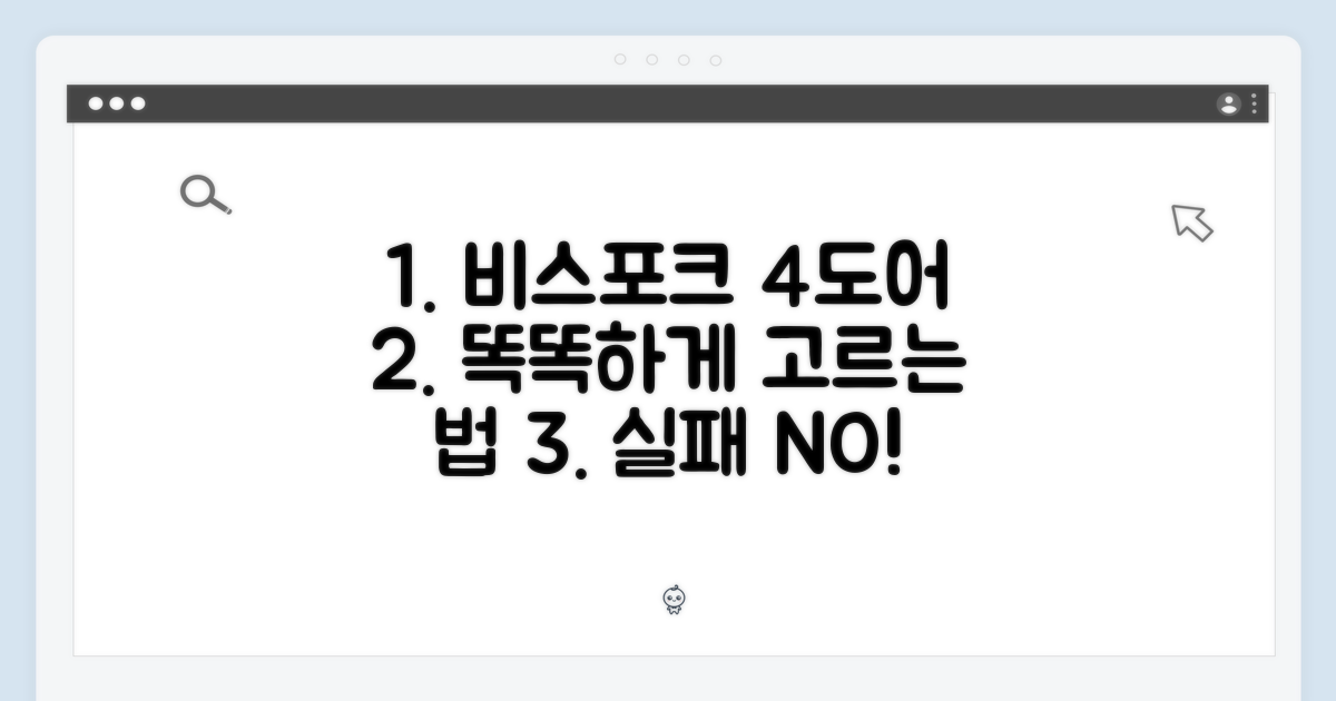 비스포크 4도어, 똑똑하게 고르는 법