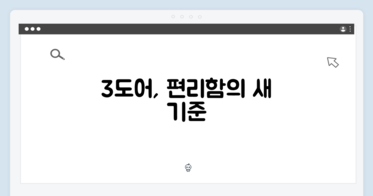 3도어, 편리함의 새로운 기준