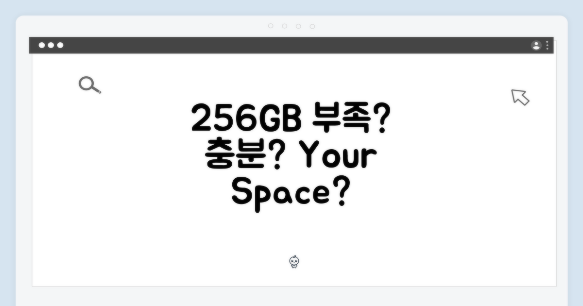 256GB, 당신에게 충분할까?