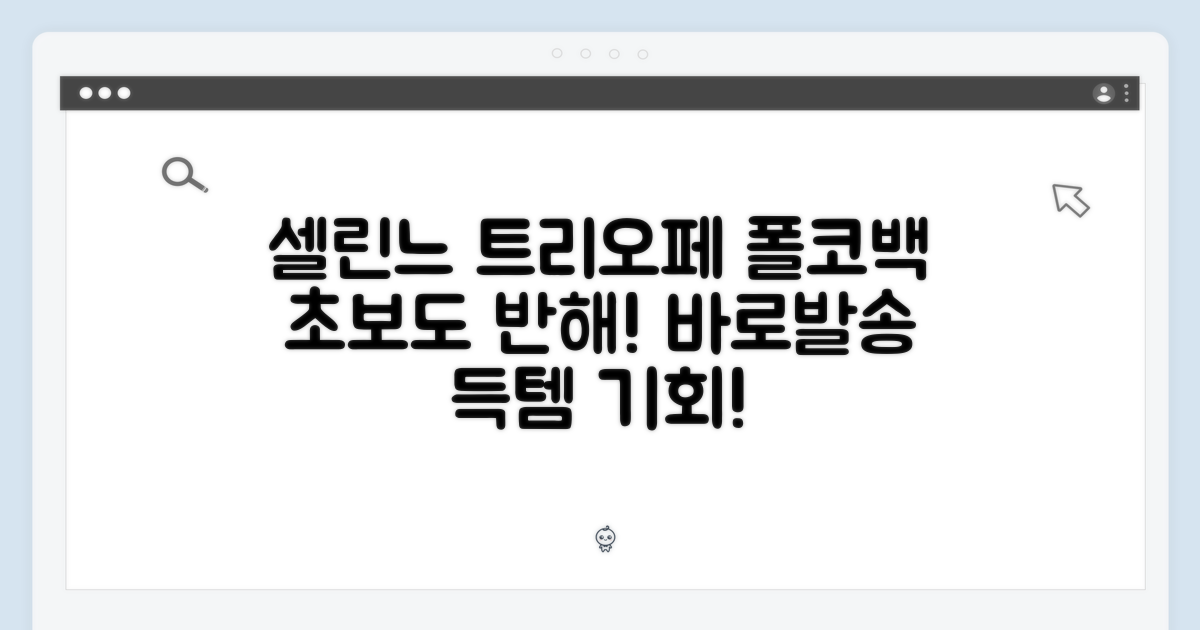 바로발송] 초보자도 반하는 셀린느 트리오페 폴코백