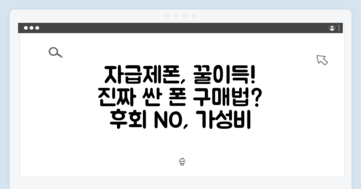 자급제폰, 어떤 이득이 있을까요?